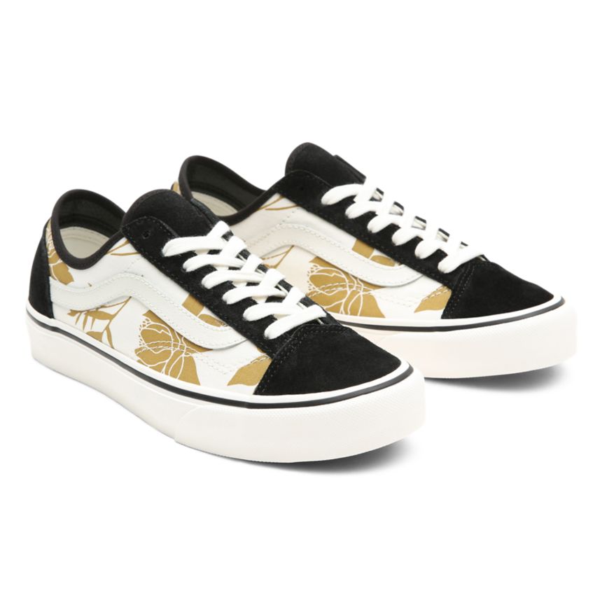 Vans Island Floral Style 36 Decon SF Dam Svarta - Vans Surf Skor Outlet Sverige (HVRUI2479)